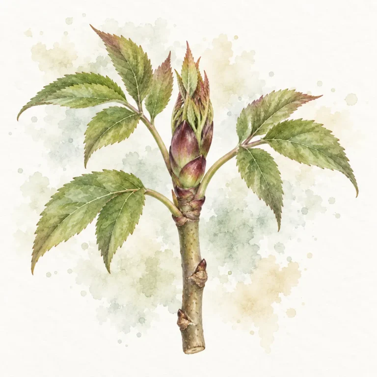 Черен бъз Sambucus nigra – свежи млади леторасти за гемоекстракт