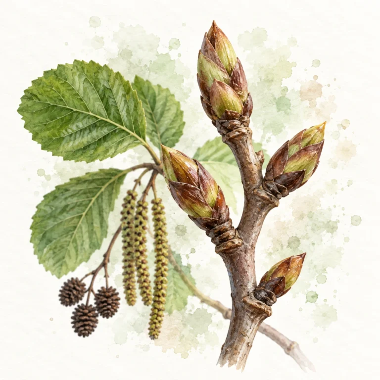 Гемоекстракт от черна елша – свежи пъпки на Alnus glutinosa (L.) Gaertn.